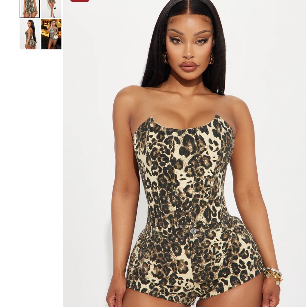 Shorts and Top set fashion nova, NWT never worn size S Stirring Scenes set